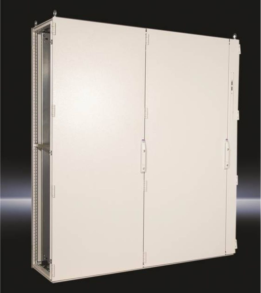 Rittal Freestanding Disconnect Enclosure; 79" x 63" x 24"; Carbon Steel; Solid Door; Hinge Connection; NEMA 12