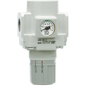 SMC Pneumatics Regulator; 20 Body Size; 1/8 NPT Port; 0.85MPa Set Pressure; w/ Bracket; psi; w/ Pressure Gauge