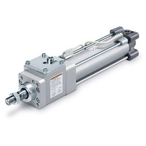 SMC Pneumatics Tie-Rod Locking Cylinder; Double Acting Single Rod; 50mm Bore; 805mm Stroke; Basic Mount; Air Cushion