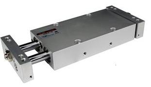 SMC Pneumatics Slide Table w/ Magnet; Double Acting; 32mm Bore; 150mm Stroke; Fixed End Plate Mount; Fluororubber seals