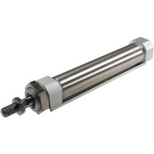 SMC Pneumatics Round Body Cylinder w/ Magnet; Double Acting Single Rod; 40mm Bore; 500mm Stroke; Rod/Front Flange Mount; Rubber/Urethane Cushion