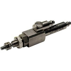 SMC Pneumatics Pin Cylinder; Double Acting Single Rod; 4mm Bore; 15mm Stroke; Basic Mount; Barb Port