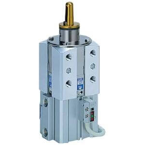 SMC Pneumatics Pin Clamp - Locking Cylinder w/ Magnet; 50mm Bore Size; 12.7mm Guide Pin Diameter; Rc Port