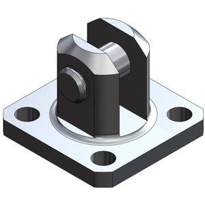 SMC CQS COMPACT CYLINDER FOOT BRACKET