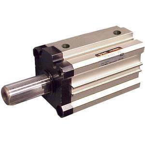 SMC Pneumatics Compact Cylinder; Double Acting Single - Non-Rotating Rod; 12mm Bore; 5mm Stroke; Through-Hole/Both Ends Tapped Mount; Female Rod Thread