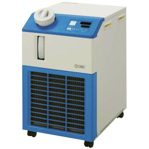 SMC Pneumatics Chiller; 1.3kW; 200-230VAC Single-Phase; Air-Cooled Refrigeration; NPT (w/ PT-NPT conversion set) Thread