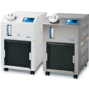 SMC Pneumatics Chiller; 1.9kW; 200-230VAC Single-Phase; Air-Cooled Refrigeration; R/Rc Thread