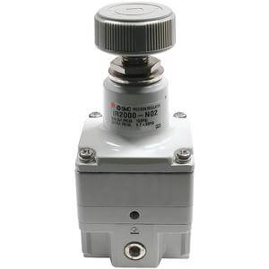 SMC Pneumatics Precision Regulator; 2000 Body Size; 1/4 NPT Port; 0.8MPa Set Pressure; w/ Bracket; MPa Units; w/ Pressure Gauge