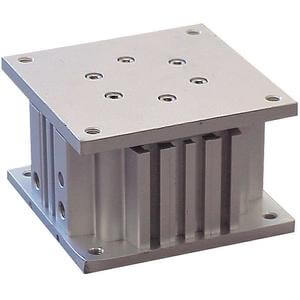 SMC Pneumatics Compact Guide Table w/ Magnet; Double Acting Single Rod; 40mm Bore; 30mm Stroke; Basic Mount; Rubber/Urethane Cushion