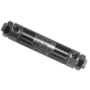 SMC Pneumatics Stainless Steel Body Cylinder; Double Acting Single Rod; 2.00" Bore; 4.00" Stroke; Front Nose Mount; Air tank