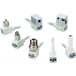 SMC Pneumatics Remote Pressure Sensor; -101 to 0kPa; Reducer - 4mm Port; 1 Analog Voltage Output; Connector w/ 3m Lead Wire