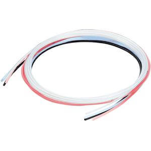 SMC Pneumatics Fluoropolymer Tubing; 4mm (5/32") OD; 2.5mm ID; 20m Roll; Red Translucent