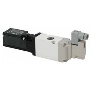 SMC Pneumatics 3-Port Safety Pressure Release Valve; Body Ported; NC; DIN Terminal (8mm pitch); 1/2 G