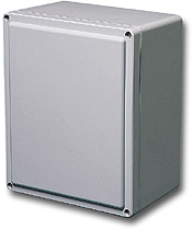 Stahlin Wallmount Enclosure; 9.21" x 7.21" x 5.09"; Fiberglass; Solid Cover; Screw Connection; NEMA 4X