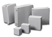 Stahlin Wallmount Enclosure; 23.63" x 16.54" x 8.44"; Fiberglass; Solid Cover; Screw Connection; NEMA 6P