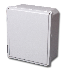 Stahlin Wallmount Enclosure; 13.45" x 11.83" x 6.31"; Fiberglass; Solid Cover; Screw Connection; NEMA 4X