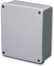 Stahlin Wallmount Enclosure; 9.87" x 6.63" x 3.19"; Fiberglass; Solid Cover; Screw Connection; NEMA 6P