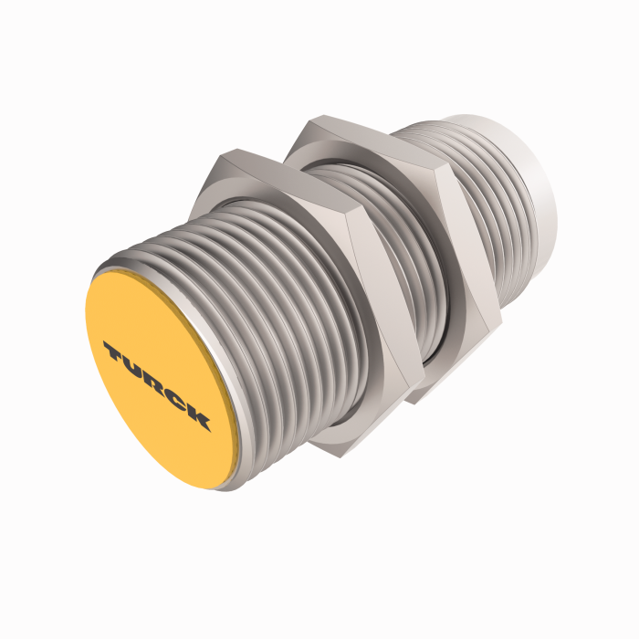 Turck Capacitive Metal Barrel Sensor; 10mm; Embeddable; 10-65VDC; 1NO + 1NC; NPN; Connector - M12