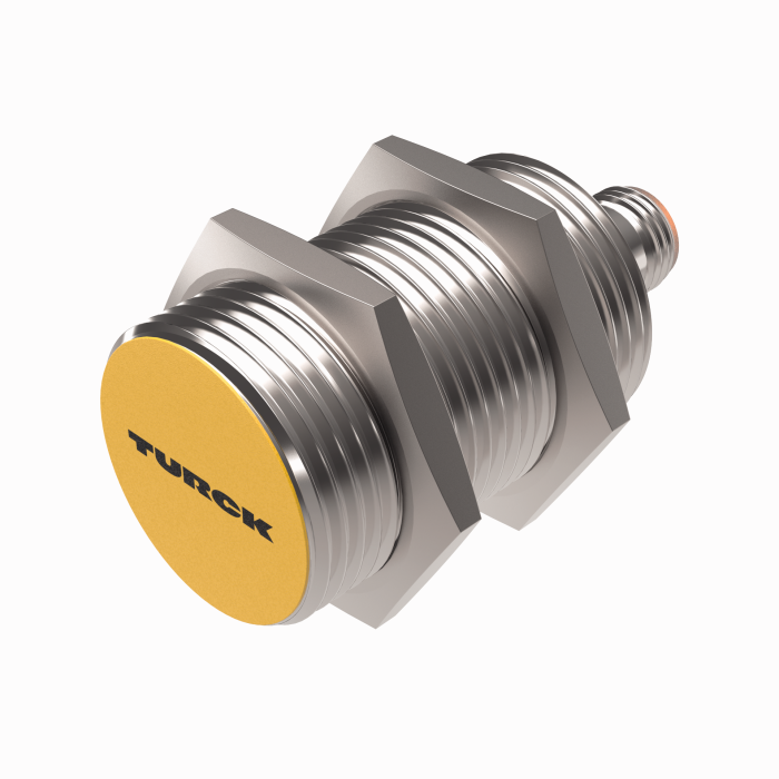 Turck Inductive Proximity Metal Barrel Sensor; 30mm; Embeddable; 10-30VDC; NC; PNP; Connector - M12