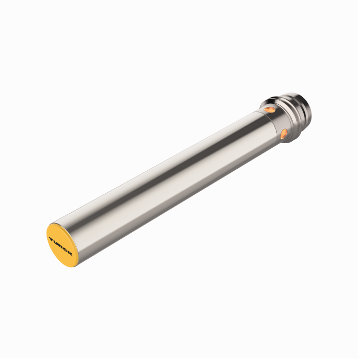 Turck Inductive Proximity Stainless Steel Barrel Sensor; All Metal Sensing; 6.5mm; Embeddable; 10-30VDC; NO; PNP; Connector - M8 (Metal)